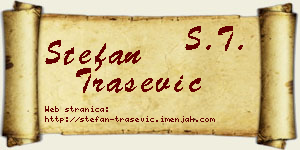 Stefan Trašević vizit kartica